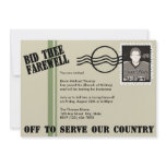 Military Going Away Party invitations