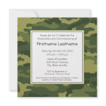 Military Graduation or Commissioning Party invitations