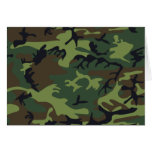 Military Green Camouflage Cards