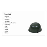 Military Helmet Netting Business Card Template