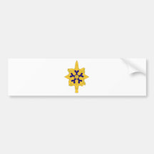 Military Intelligence Insignia Bumper Sticker