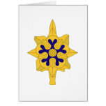 Military Intelligence Insignia Greeting Card