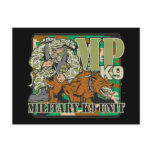 Military K9 Unit postcards