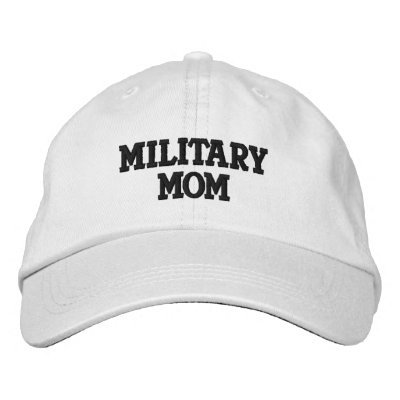 MILITARY MOM EMBROIDERED HAT