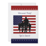 Military Retirement Party Personalised Invitation
