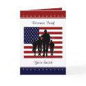 Military Retirement Party Personalised Invitation cards