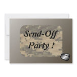 Military Send Off Party invitations