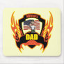 Military Soldier Dad Fathers Day Gifts Mouse Mat