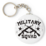 Military Squad AK47 - Black Key Chain