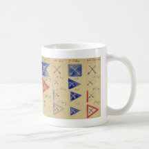 Military Standards of the Cavalry During Civil War Coffee Mug