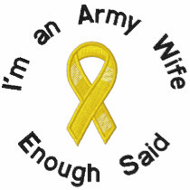 Military Wife embroidered shirt