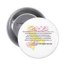 Military Wifes Prayer Pinback Buttons