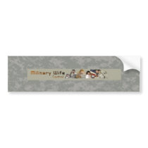 MilitaryWifeCentral ACU Bumper Sticker
