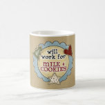 Milk, Cookies, Christmas Fun Coffee Cup Mug
