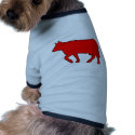 Milk Cow Silhouette Beef Cattle Moo Bull Steer pet clothing
