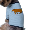 Milk Cow Silhouette Beef Cattle Moo Bull Steer pet clothing