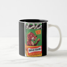 Milk Foam Dog Toothbrushes Coffee Mug
