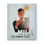 Milk, for summer thirst