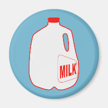 Milk Jug Magnets