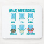 Milk Moustaches mousepads