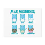 Milk Moustaches postcards