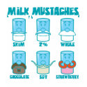 Milk Mustaches t-shirts