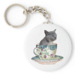 Milk or sugar? Kitten keychain
