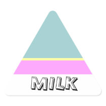 MILK triange sticker