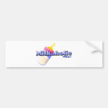 Milkaholic Bumper Stickers