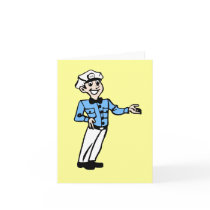 Milkman Greeting Card