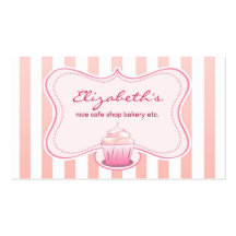 milky cupcake business card
