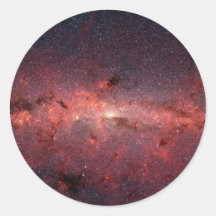 Milky Way Galactic Centre, Stars, Clouds, Clusters Round Stickers