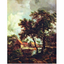 Mill By Hobbema Meindert (Best Quality) Acrylic Cut Outs