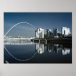 Millenium Bridge, Newcastle Poster/Print