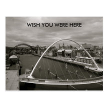 Millenium Bridge  WISH YOU WERE HERE Postcard