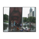 Millenium Park Fountain postcards