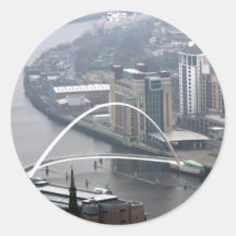 Millennium Bridge Newcastle upon Tyne Stickers