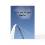 Millennium Bridge Thank You For Your Donation Card
