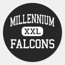 Millennium - Falcons - High - Tracy California Stickers