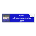 Millican Cooperative bumper stickers