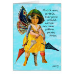 Millie and Her Party Dress Card