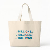 MILLION BILLION TRILLION CANVAS BAG