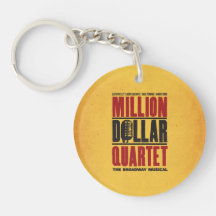 Million Dollar Quartet Logo Keychains