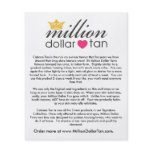 Million Dollar Tan's Cabana Tan Card Vertical flyers