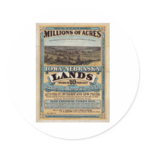 Millions of acres. Iowa and Nebraska 1872