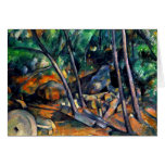 Millstone in the Park by Paul Cezanne colourful ar cards