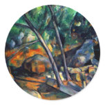 Millstone in the Park by Paul Cezanne colourful ar stickers