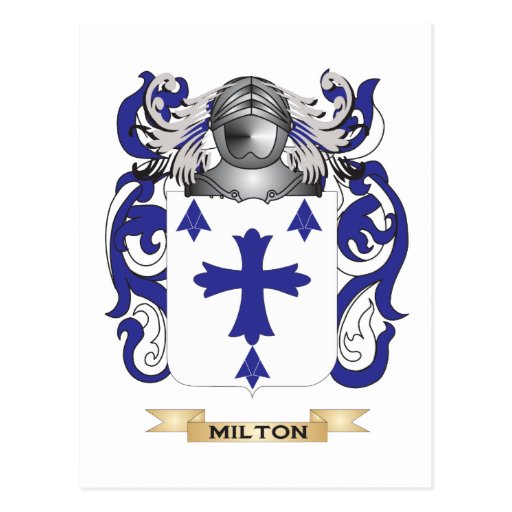 Milton Coat Of Arms (family Crest) 