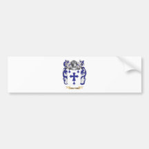 Milton Coat of Arms (Family Crest) Bumper Stickers
