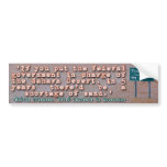 Milton Friedman Quote on Government Efficiency bumper stickers